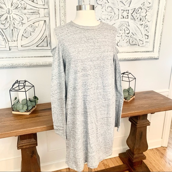 NWT! ZARA Cold Shoulder Jersey Dress Size Medium - Picture 3 of 6